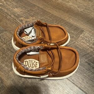 Hey Dude Kids Tan Moccasins